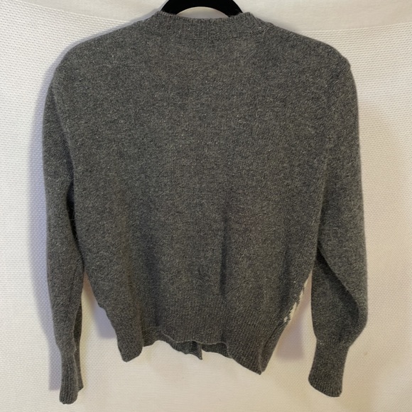 Vintage 90s Animal Print Cardigan - Picture 7 of 10